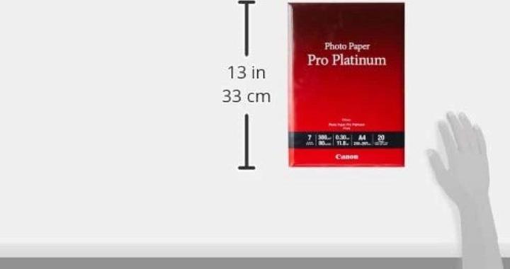 Produktbild Canon PT-101, Photo Paper Pro Platinum (300 g/m², A4, 20 Stk.)