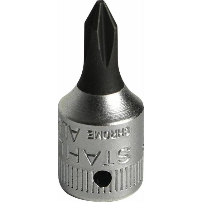Thumbnail - Stahlwille, Steckschlüssel + Stecknuss, Steckschlüsseleinsatz 44 P 1/4 ″ PH PH 2 Länge 28 mm (1/4")