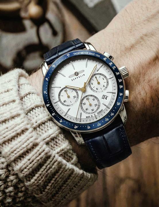 Produktbild Zeppelin New York 88781 Uhr Quarz 42mm (Chronograph, 42 mm)