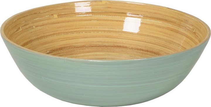 Produktbild Albert L. punkt) Bambus-Schüssel flach eisblau 30 x 10 cm (1 x)