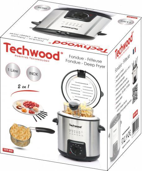 Immagine prodotto Techwood Fritteuse 1L, Edelstahl
