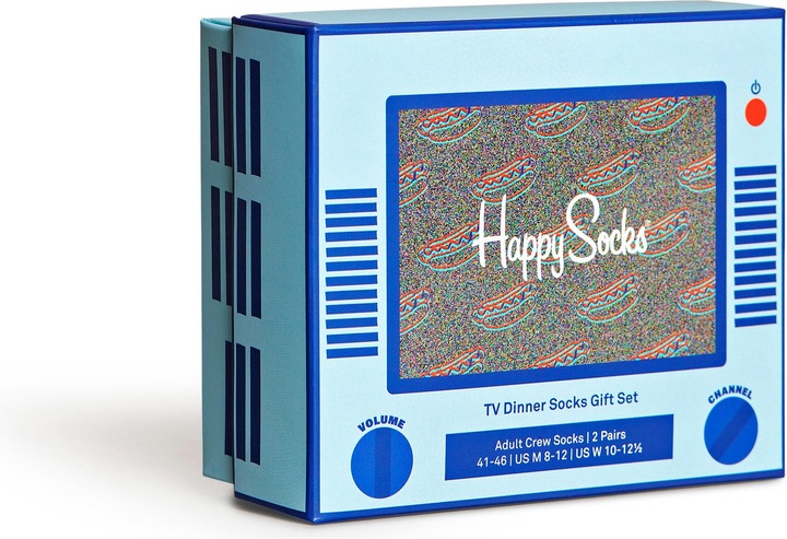 Actual product image Happy Socks TV Dinner Gift Set (pack of 2, 36 - 40)