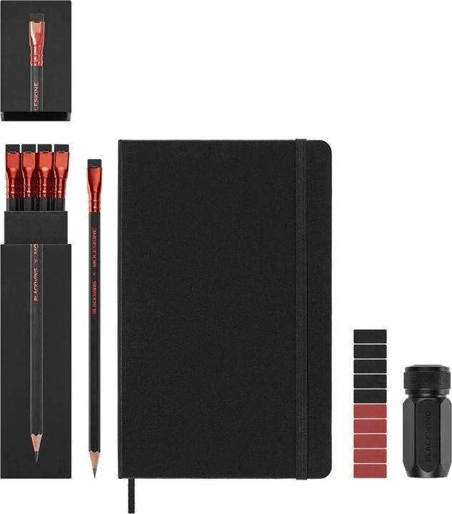 Produktbild Moleskine Blackwing (A5, Blanko, Harter Einband)