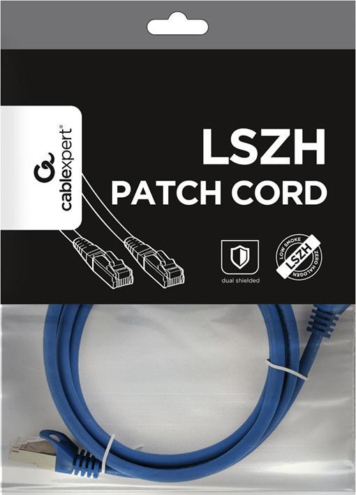 Produktbild Gembird Kabel kat.6A SFTP LSZH Patch cord 1,5m (niebieski) (SFTP, CAT6a, 1.50 m)