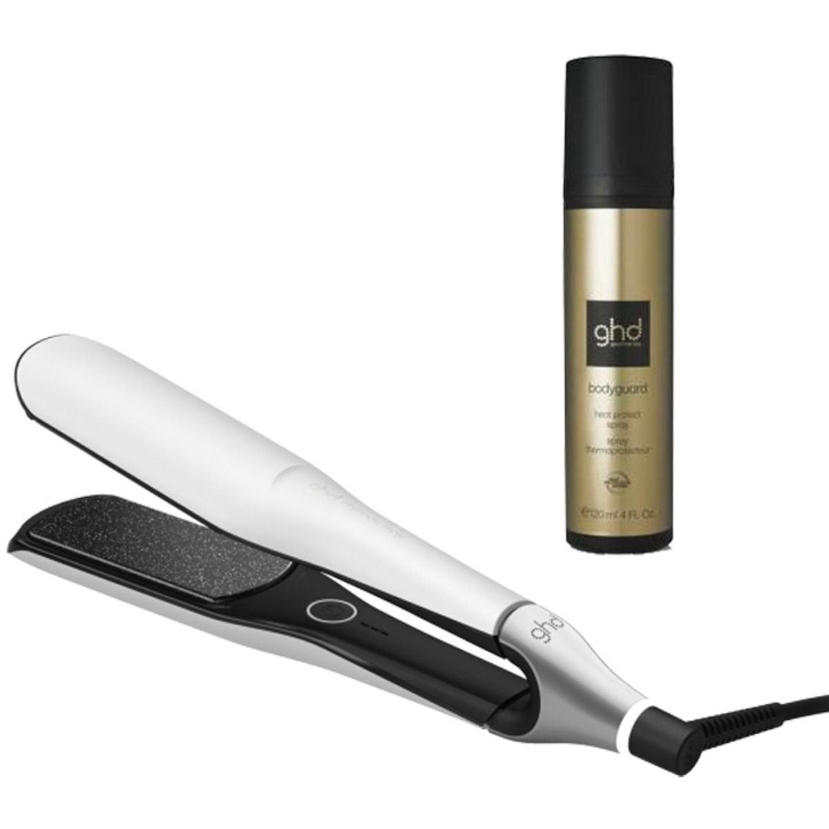 ghd, Piastra per capelli, Chronos Max Styler White + Heat Protect Styling Bodyguard 120ml