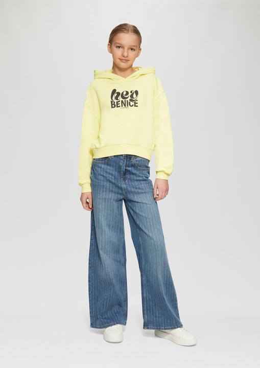 Actual product image S.Oliver Sweatshirt Oversized Kapuzen-Sweatshirt mit Front-Print (146, 152)