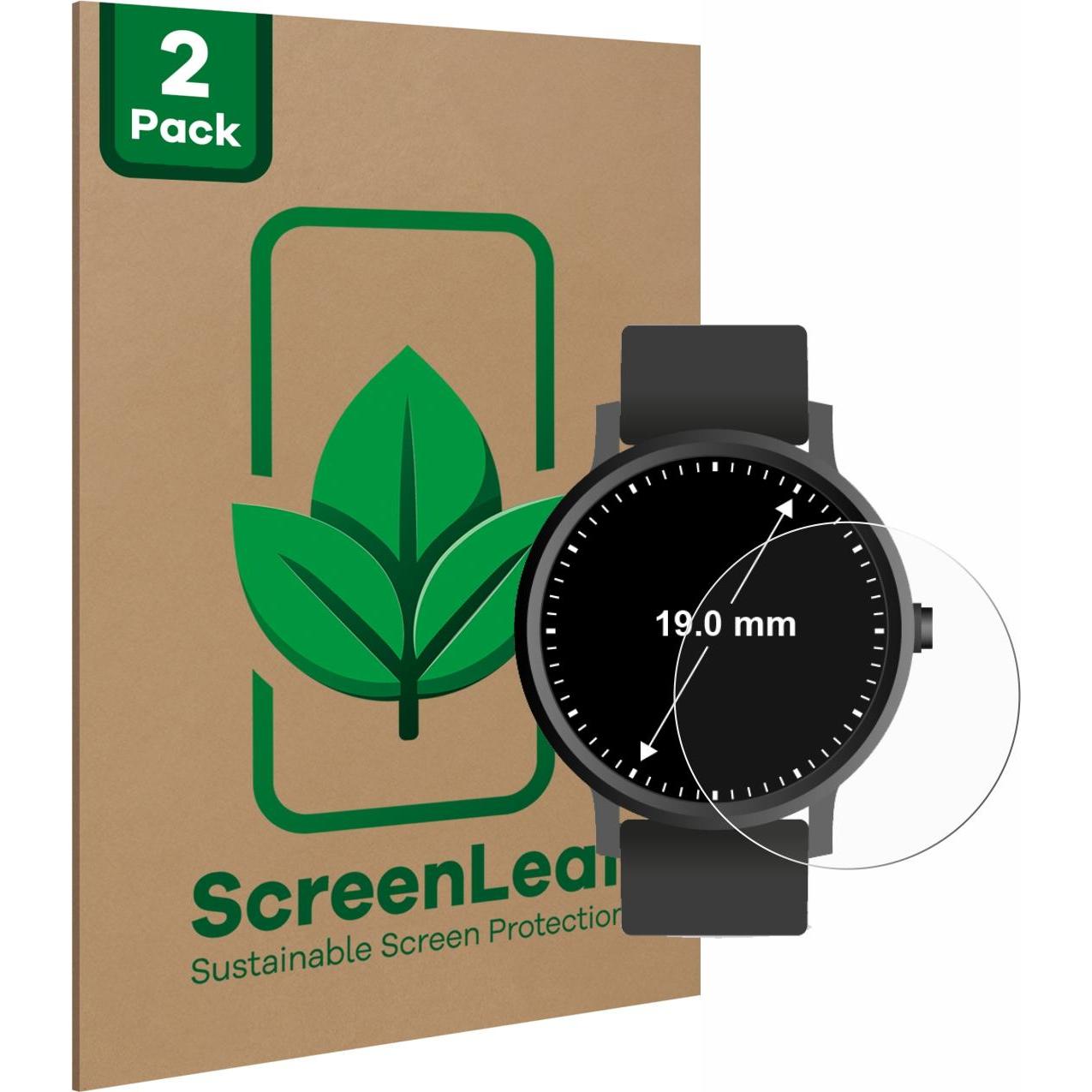 Thumbnail - ScreenLeaf Schutzfolie nachhaltiger Displayschutz Displayschutzfolie Folie Klar Transparent, Smartwatch Schutzfolie, Tra...