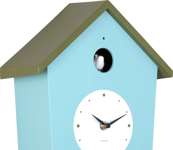 Immagine prodotto Karlsson Wandklok Cuckoo Light - Mistigblauw - 23x10.5x26.4cm - Wandklok Scandinavisch