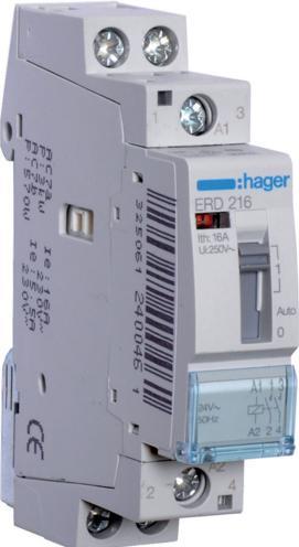 Actual product image Hager Installation relay 16A 2S 24V ERD216