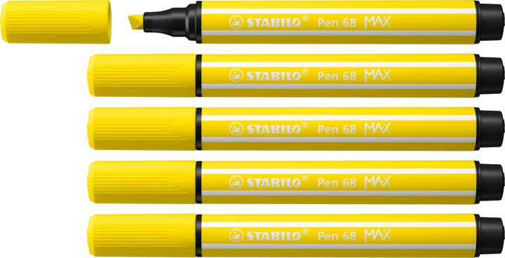 Actual product image STABILO Pen 68 MAX (Lemon, 5 x)
