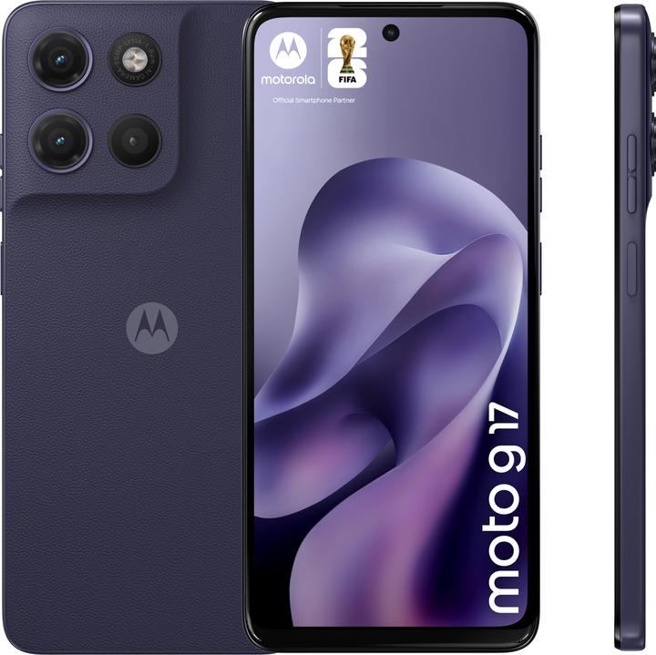 Produktbild Motorola G17 8/128GB Evening Blue (128 GB, Evening Blue, Violett, 6.72", Dual SIM)