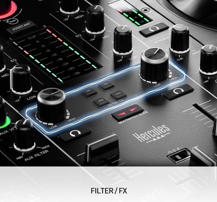 Actual product image Hercules DJ Control Inpulse 500 – 2-Kanal USB-DJ-Controller + HDP DJ45 Kopfhörer