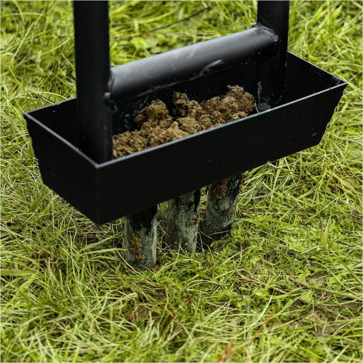 Produktbild Dönges Rasenlüfter mit 3 Zinken + Kernsammelbox