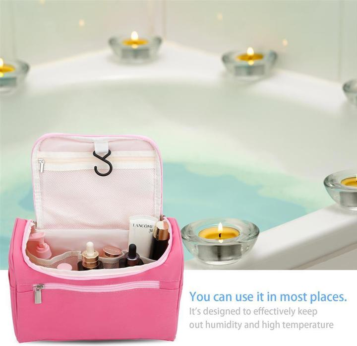 Actual product image Intirilife Cosmetic Bag in PINK