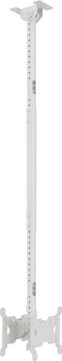 Actual product image Multibrackets Ceiling mount up to 2x32", aluminum, white, Back to Back (Ceiling, 32", 28 kg)