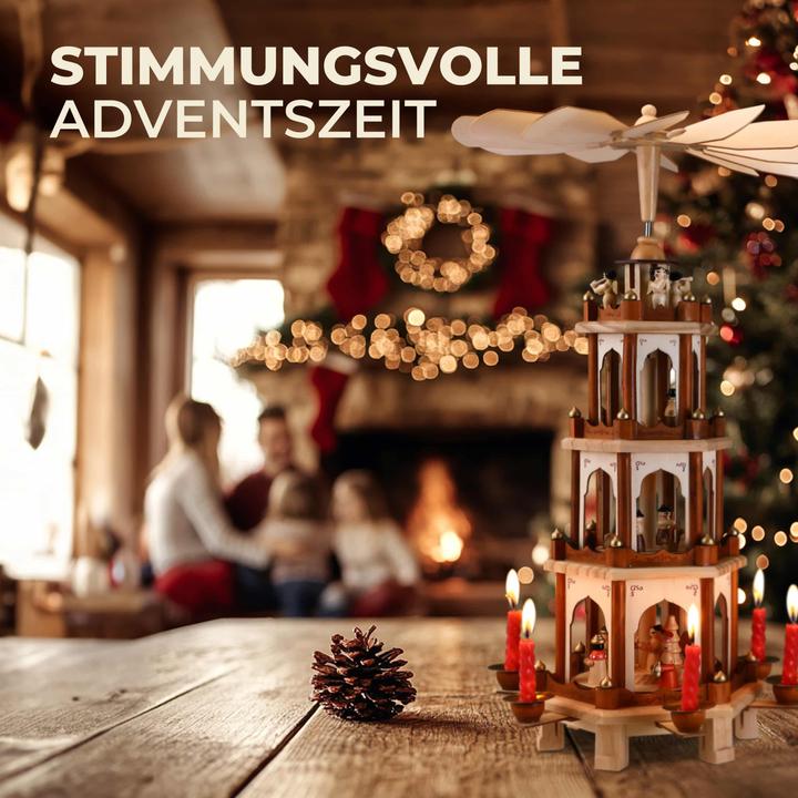 Produktbild Spielwerk Weihnachtspyramide