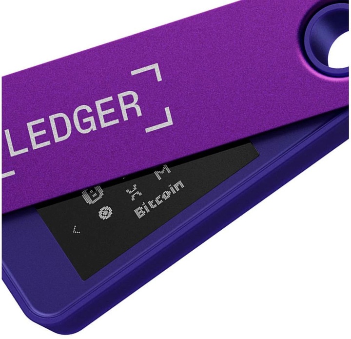Image du produit Ledger Nano S Plus - Amethyst Purple (Ondulation, Bitcoin, Lithécoïne, Cardano, TRON, Bitcoin cash, Ethereum Classic, éther, Stellaire, Monero, Dogecoin)