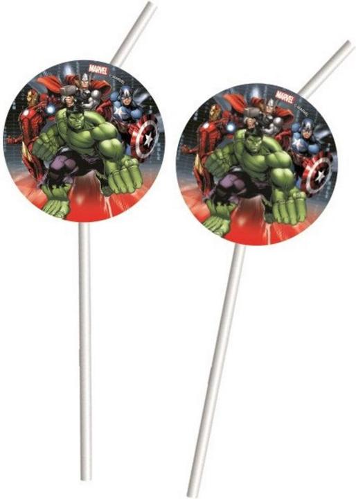 Produktbild Marvel Einwegtrinkhalme Kunststoff 6erPack (6x)