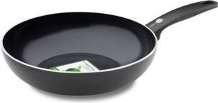 Produktbild Greenpan Cambridge wokpan 28cm - zwart - inductie - PFAS-vrij (28 cm, Wok Pfanne, Aluminium)