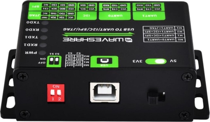 Actual product image WaveShare Industrial USB to UART/I2C/SPI/JTAG converter