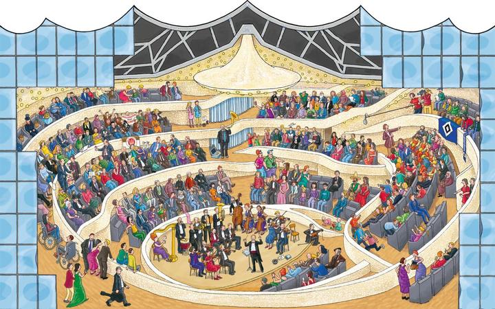 Produktbild Mein grosses Elbphilharmonie-Wimmelbuch (Deutsch, Achim Ahlgrimm, 2017)