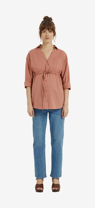 Actual product image Vertbaudet Bluse in Leinenoptik für Schwangerschaft und Stillzeit