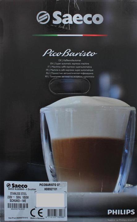 Productafbeelding Saeco PicoBaristo HD8927/01