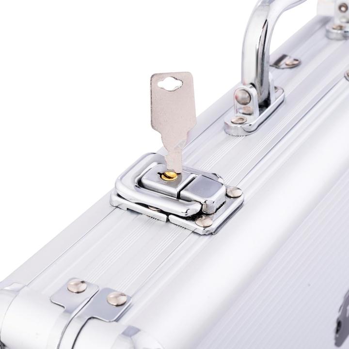 Produktbild Bicycle Poker-Set im Silberkoffer, Hohe Einsätze (2 - 8 Spieler)