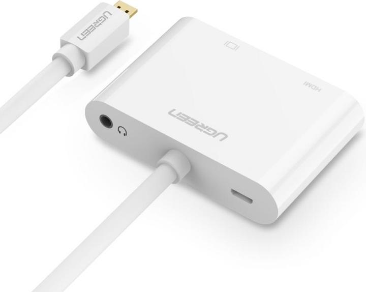 Produktbild Ugreen Micro HDMI auf HDMI / VGA Adapter mit Audio (Micro HDMI, 30 cm)