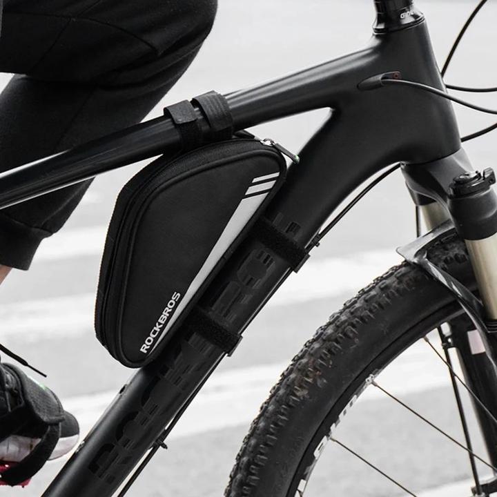 Productafbeelding Rockbros B55-BK fietstas voor frame 0,7 l - zwart (0.70 l, Frametas)