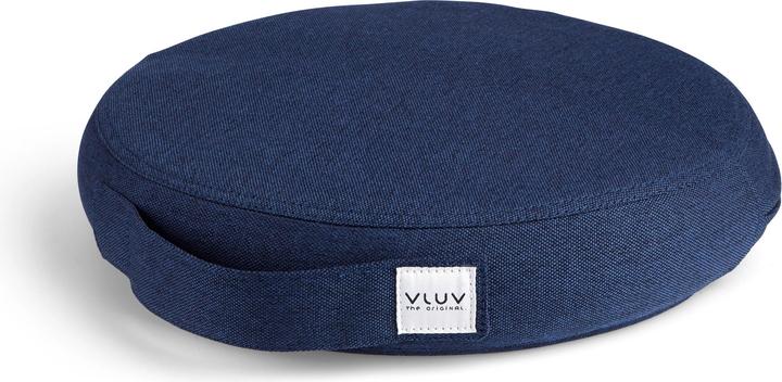 Actual product image HSM PIL&PED LEIV balance cushion, with fabric cover, Ø 360 mm, royal blue. (36 x 36 x 6 cm)