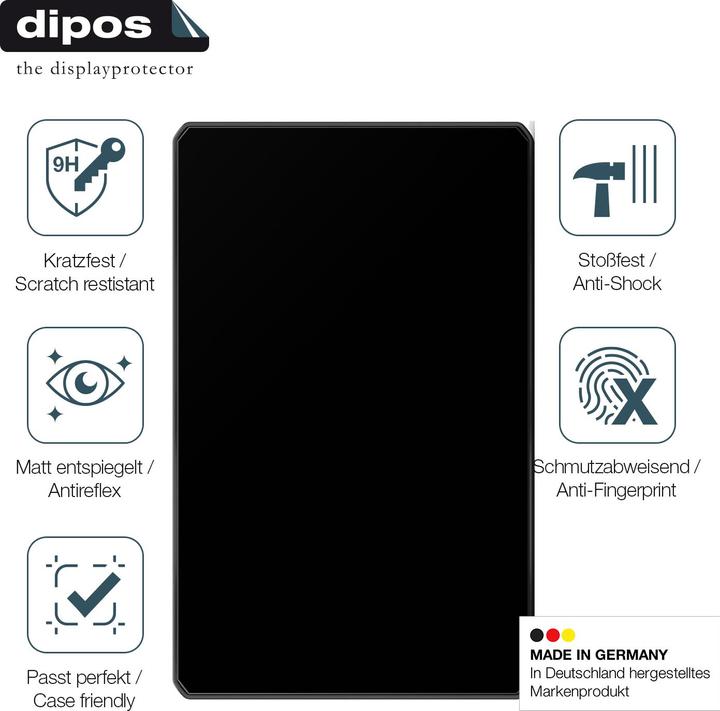 Actual product image Dipos Anti-Shock Screen Protector Matte