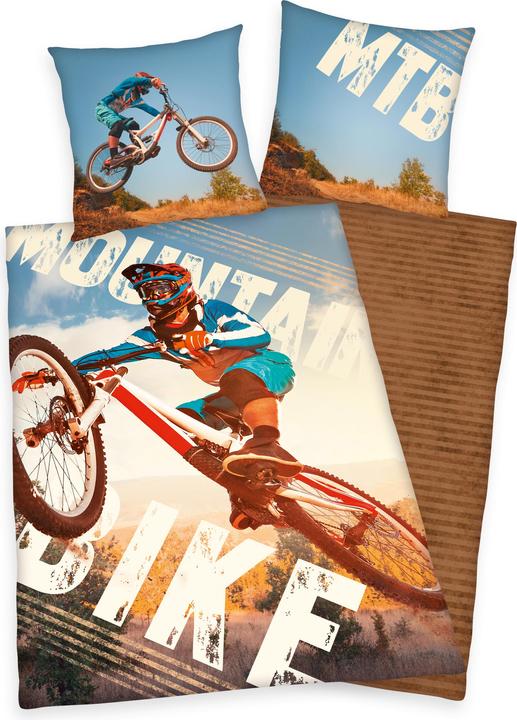 Herding Wendebettwäsche "Mountainbike"