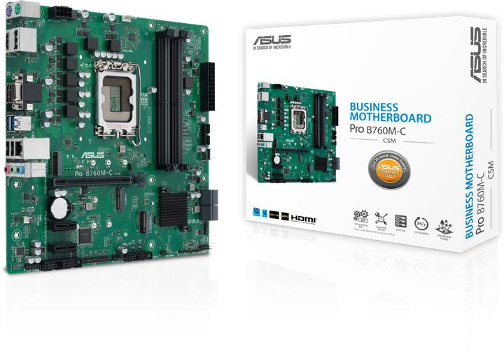Produktbild ASUS PRO B760M (LGA 1700, Intel B760, mATX)