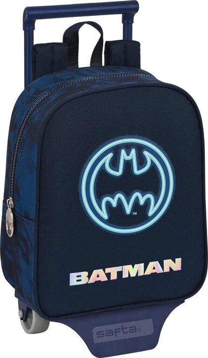 Batman School rucksack with wheels Legendary Navy blue 22 x 27 x 10 cm