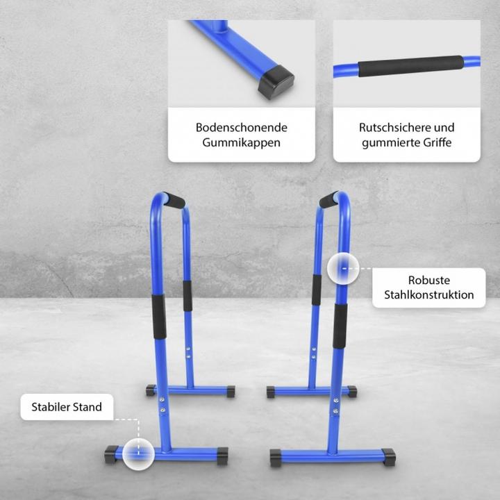 Actual product image Gorilla Sports Push Up Stand Dip Bars