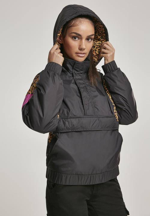 Actual product image Urban Classics Ladies AOP Mixed Pull Over Jacket (XS)