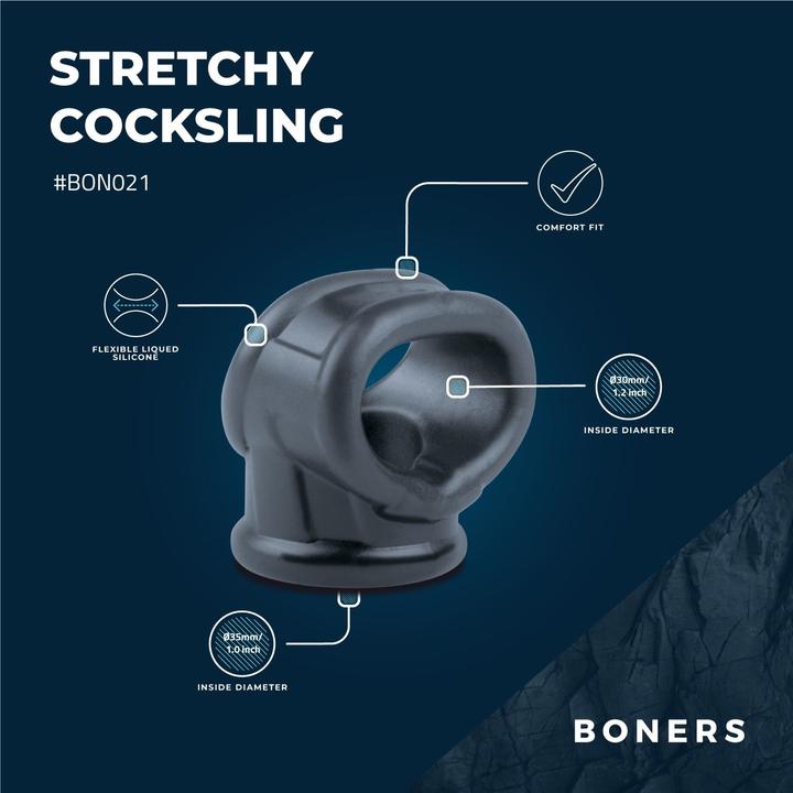Actual product image Boners Strechy Cocksling (4 cm)