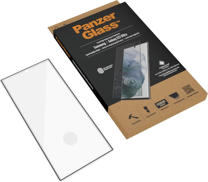 Actual product image PanzerGlass Case Friendly (1 Piece, Samsung Galaxy S22 Ultra)