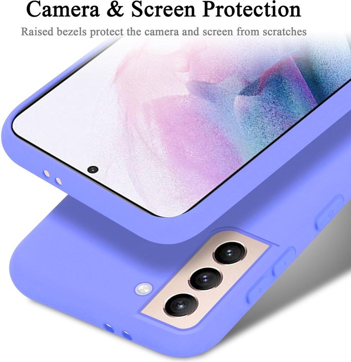 Actual product image Cadorabo TPU Liquid Silicone Case Cover (Samsung Galaxy S21+)