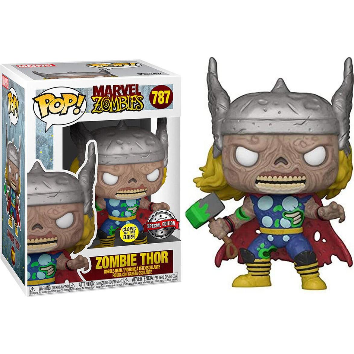 Funko Pop! Marvel Zombies : Thor GITD (787) (EXM) (fk1)