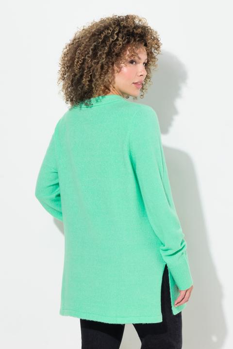 Produktbild Ulla Popken Pullover, Stehkragen, Kordel, Taschen, Langarm (42, 44)