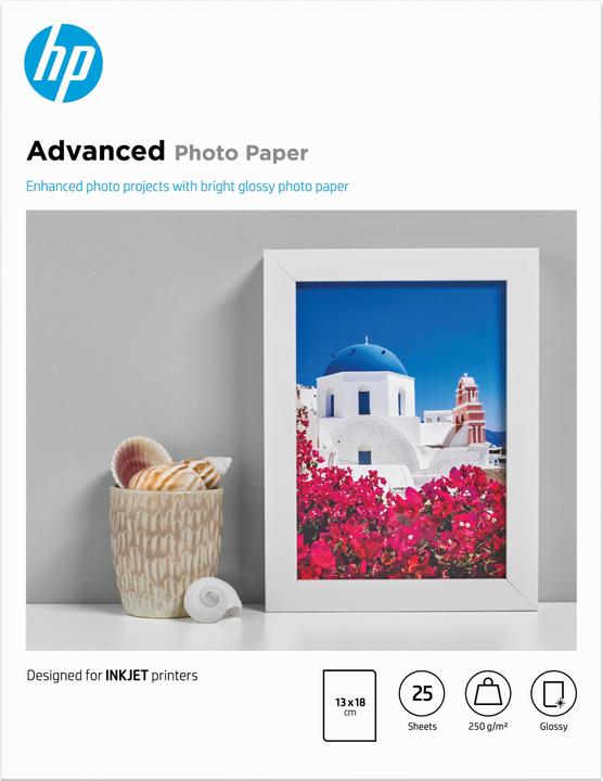 Produktbild HP Q8696a (250 g/m², 13 x 18 cm, 25 x)