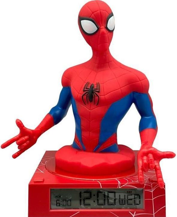 Image du produit Kids Licensing Marvel Spiderman 3D lamp with alarm clock