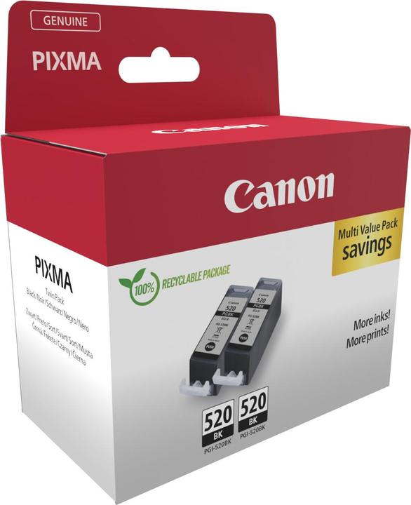 Produktbild Canon PGI-520BK 2er Pack (BK)