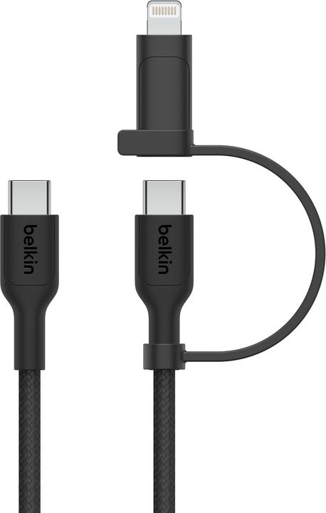 Actual product image Belkin 2-in-1 cable (1.50 m, USB 2.0, 60 W)