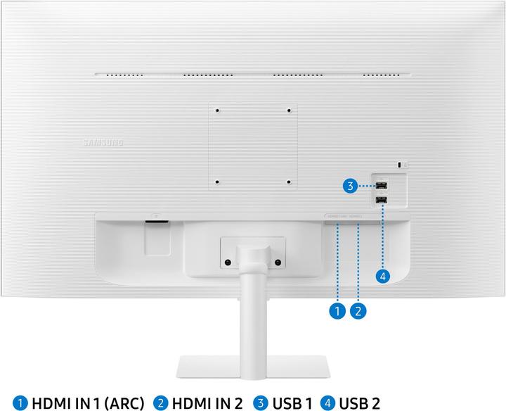 Image du produit Samsung Smart Monitor M5 LS32CM501EUXEN (1920 x 1080 pixels, 32")