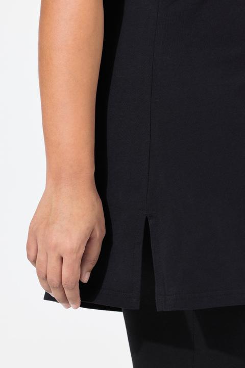 Immagine prodotto Ulla Popken T-shirt dal taglio lungo e svasato con scollo a girocollo e mezze maniche (62)