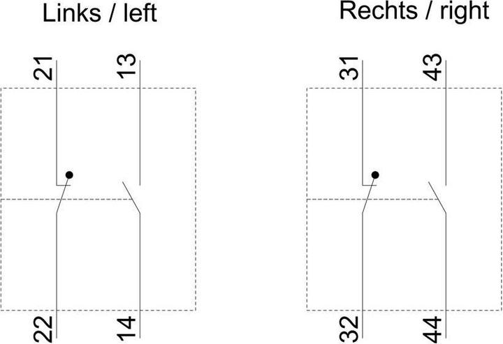 Produktbild Siemens Aux switch block,1NO+1NC,S0-S12