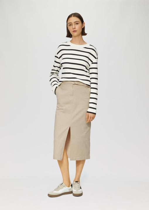 Immagine prodotto S.Oliver Rock Midirock aus Twill mit Gürtel und Schlitz (46)